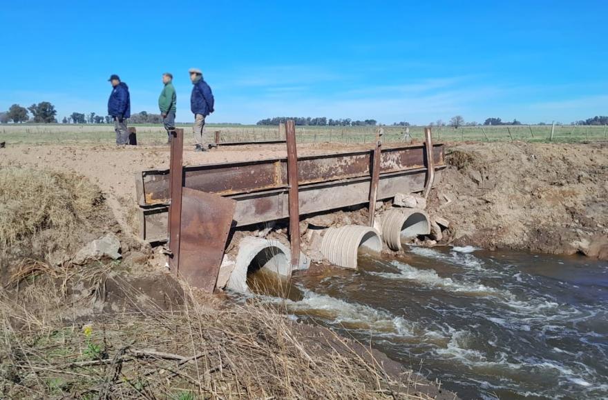 Las tareas incluyeron la instalación de nuevas alcantarillas de gran diámetro.