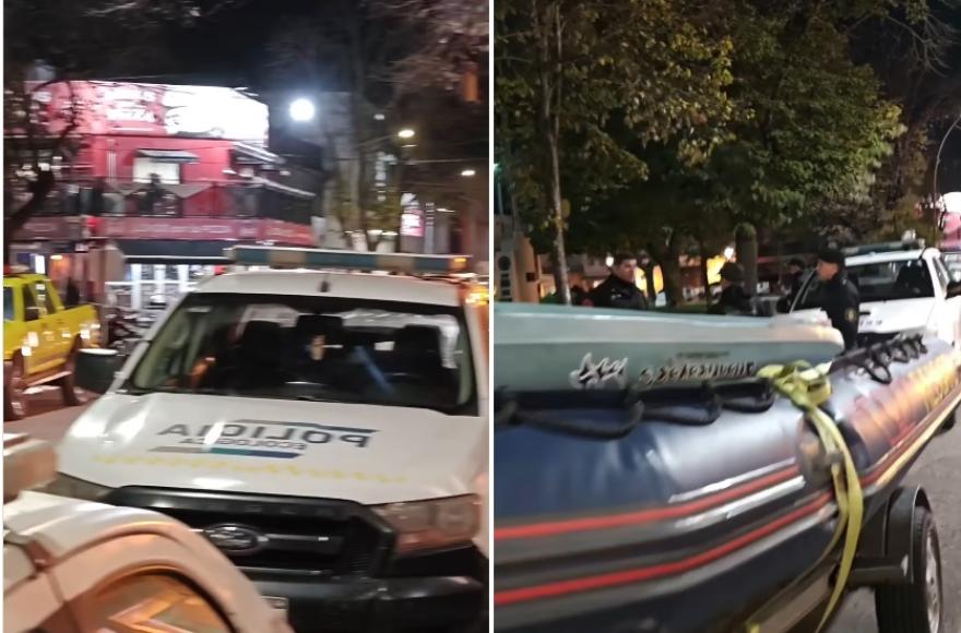 Va a haber patrullajes por agua y tierra.