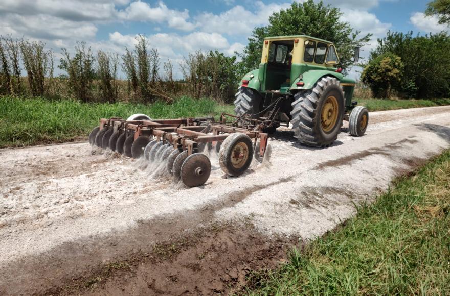 Las obras se enmarcan en el plan de mejoras viales en las localidades del partido de Salto