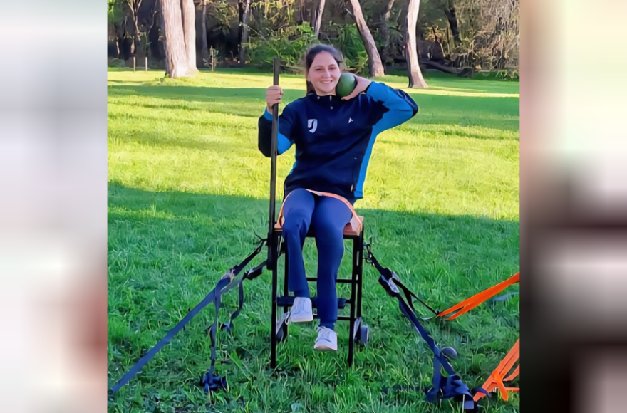 Rocha ya se encuentra en el CeNaDe entrenando junto al seleccionado nacional de Atletismo para Personas con Discapacidad.
