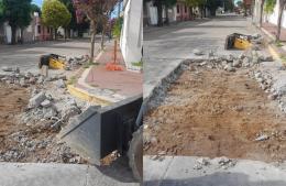 Avanzan los trabajos de pavimentación