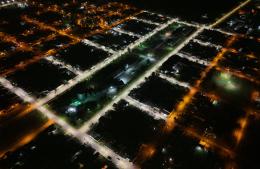 Así se ve la nueva iluminación LED en Arroyo Dulce