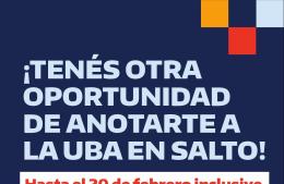 Se extiende la inscripción al CBCc en Salto