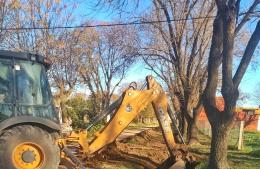 La Invencible: realizan obras de mantenimiento hídrico y vial