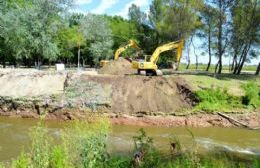 Última etapa de las obras en río Salto