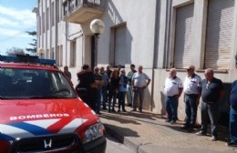 El último adiós al bombero Luis Alberto Herrera