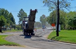 Siguen las obras de repavimentación