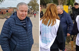 Alessandro destacó el acompañamiento provincial tras el temporal