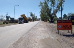 Se realizan obras en la avenida Virginia Gemme