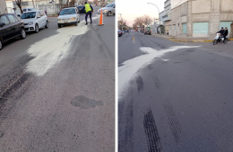 Piden circular con precaución en la esquina de Mitre y Güemes