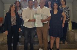 Camilo Alessandro recibió la visita de Rubén Fleitas, rector de UNPSJB