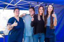 Se realizó el Centro de Salud Móvil en el barrio Valacco