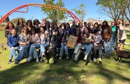 Charla sobre gestión menstrual en Barrio Trocha