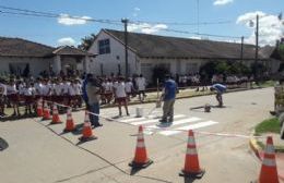 Seguridad vial: Jornada con alumnos de jardín y primaria