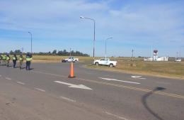 Operativo de control policial en Arroyo Dulce