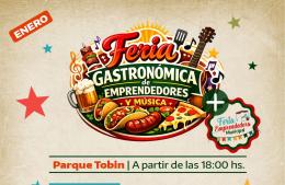 Feria Gastronómica, de emprendedores y música en el Parque Tobin