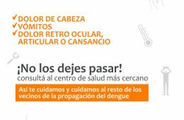 Entre todos combatimos al mosquito