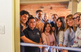 El intendente encabezó la inauguración de un aula en la Escuela Técnica