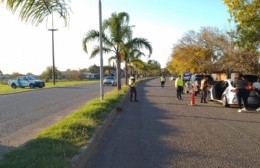 Operativos vehiculares en los principales accesos a la ciudad