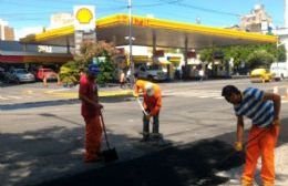 Avanza el plan de bacheo