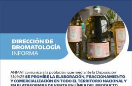 Prohibición de comercialización de aceite de oliva “Quinta Estación”