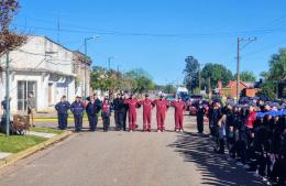 Inés Indart fue sede de un encuentro regional de cadetes de bomberos