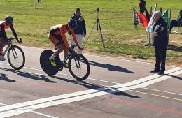 Salto sede de una importante competencia de ciclismo infanto juvenil