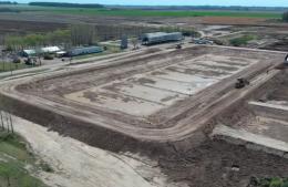 Difunden imágenes aéreas de la obra en la planta de residuos