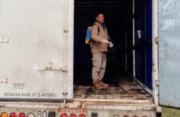 Controles sanitarios en transportes de alimentos