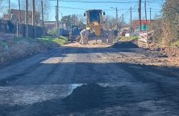 Barrio Retiro: trabajos de arreglo y pavimentación en frío