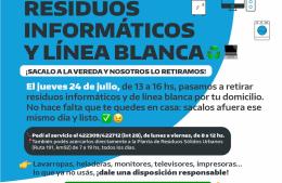 Recolección de residuos informáticos y de línea blanca