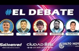 En un único debate, los candidatos a concejales de Salto se cruzan este jueves