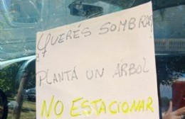 Dejó su camioneta bajo la sombra y bloqueó un garage: le dejaron una particular recomendación