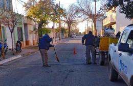 Trabajos de bacheo
