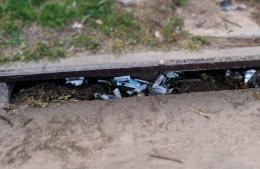 Hallaron residuos patogénicos en la vía pública