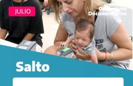Operativo de documentación en Salto