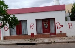 Daños en la sede local del Club River Plate