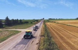 La obra de la Ruta 32, en su tramo final