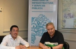 El intendente Alessandro se reunió con el ministro de Infraestructura y Servicios de la provincia