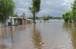 Alessandro: “En esta crecida el agua viene lenta, pero no para”