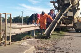 Trabajos de mantenimiento preventivo en el puente de la Ruta 31