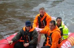 Bomberos de Salto refuerzan el operativo de búsqueda de Laureano Alarcón