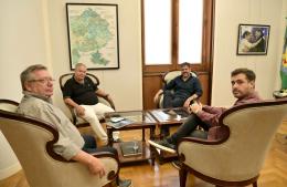 Reunión productiva entre el intendente y el ministro de Gobierno bonaerense