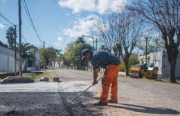 Comenzó la obra de pavimentación en Gahan