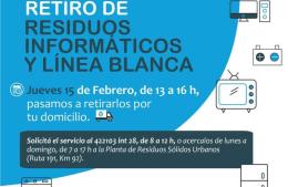 Retiro de residuos informáticos y línea blanca