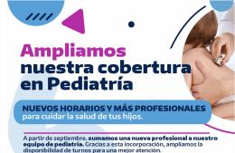 Amplían cobertura de pediatría en Salto