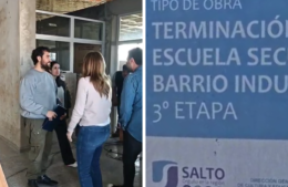 Autoridades recorrieron la Escuela Secundaria Barrio Industrial