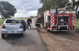 Accidente en la Ruta 31 y el acceso a Inés Indart