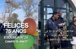 Se desarrolló el acto por los 75 años de la Escuela N°26 de Campo Blanco