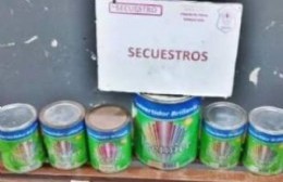 Robó varias latas de pintura y terminó en el calabozo